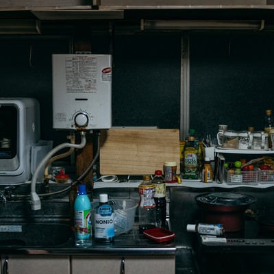 昭和感漂う台所の写真