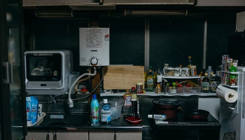 昭和感漂う台所の写真