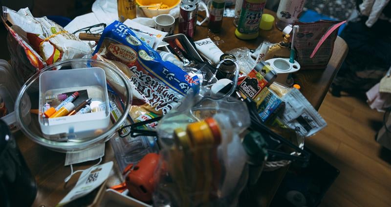 ゴミ屋敷の写真