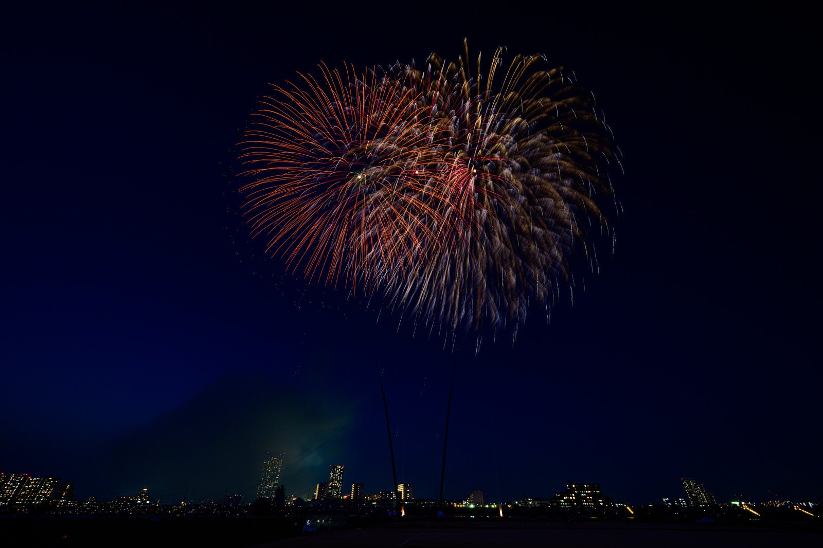 「江戸川区の打ち上げ花火」の写真