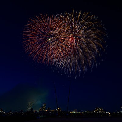江戸川区の打ち上げ花火の写真