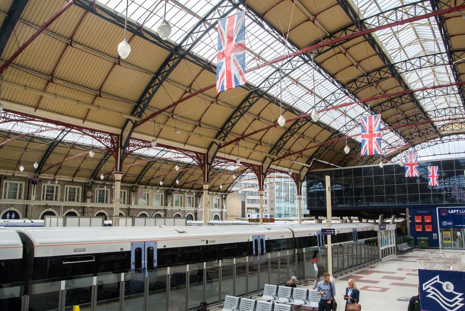 「ロンドンの鉄道駅」の写真