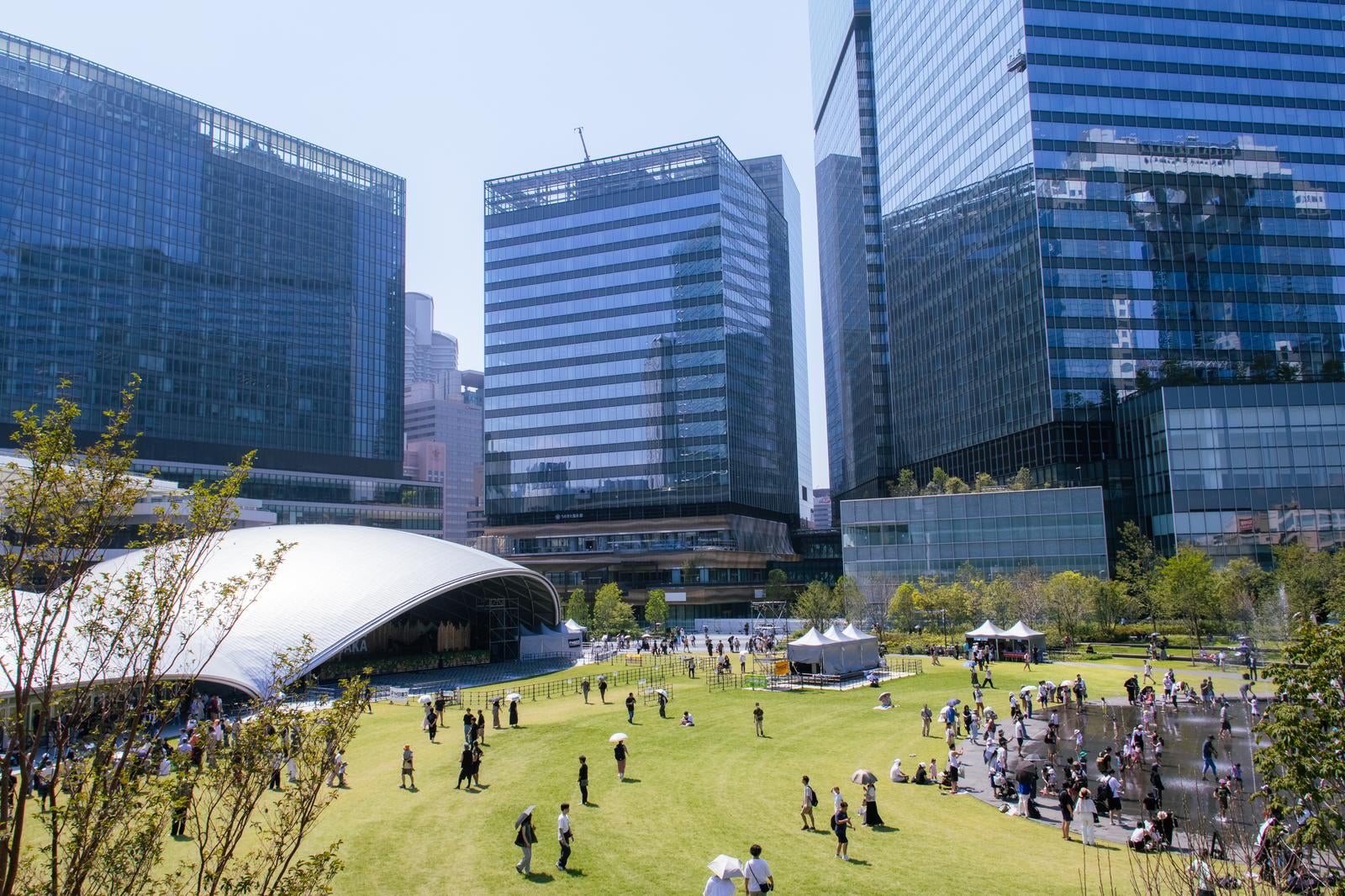 「グラングリーン大阪とうめきた公園」の写真