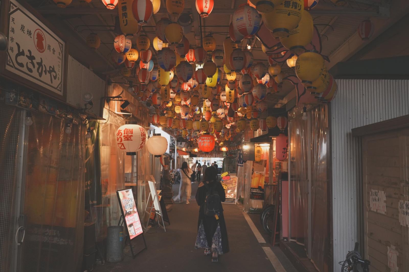 「 裏天満ちょうちん通り」の写真