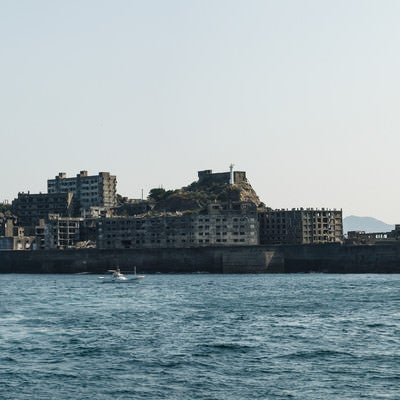 軍艦島（端島）の全景（超高解像度）の写真