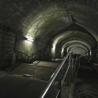 日本一のモグラ駅（462段の下り階段）の写真