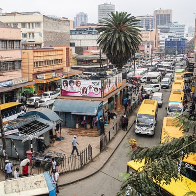 ナイロビの市街地の写真