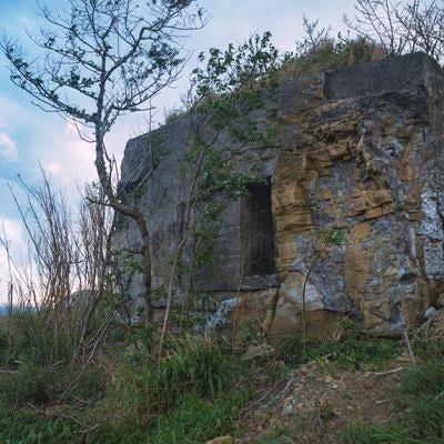 今もまだその姿を残す海軍南地区砲台群の写真