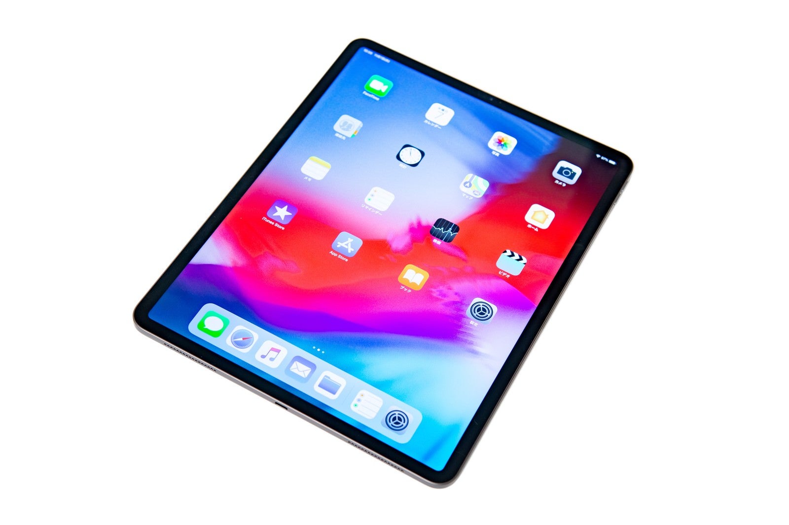 「iPad Pro 2018のホーム画面に並ぶアイコン」の写真