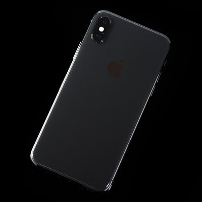 iPhone X ブラックの背面の写真