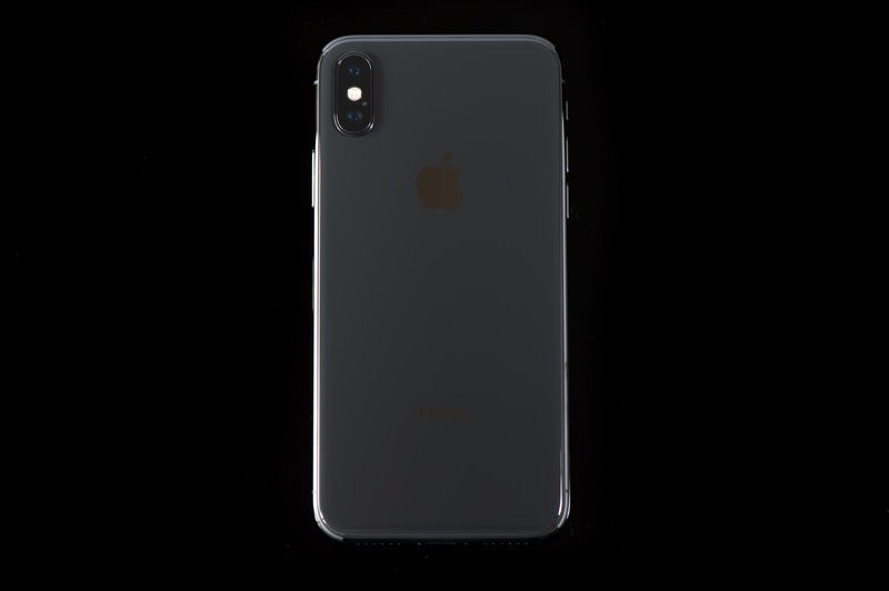 iPhone X ブラックの写真