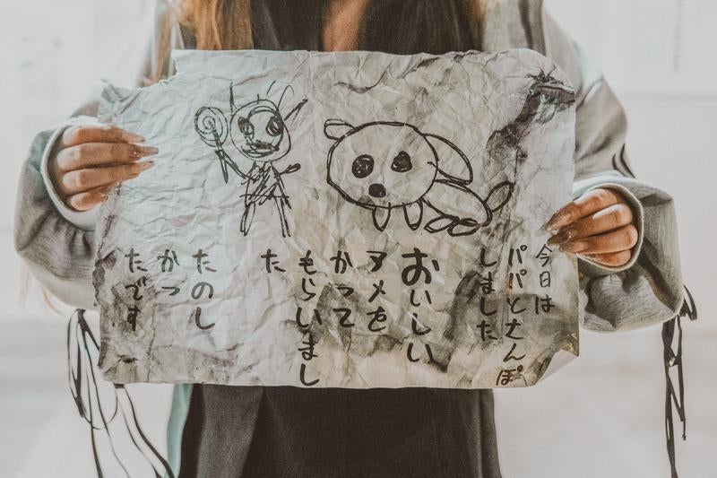 情緒不安定な願い、病んだ手紙の写真