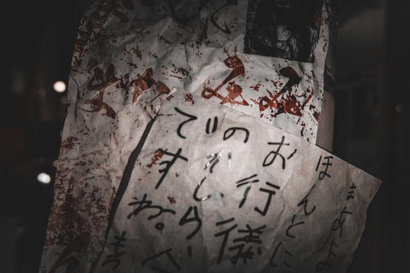 病的執念が滲む怪文書の写真