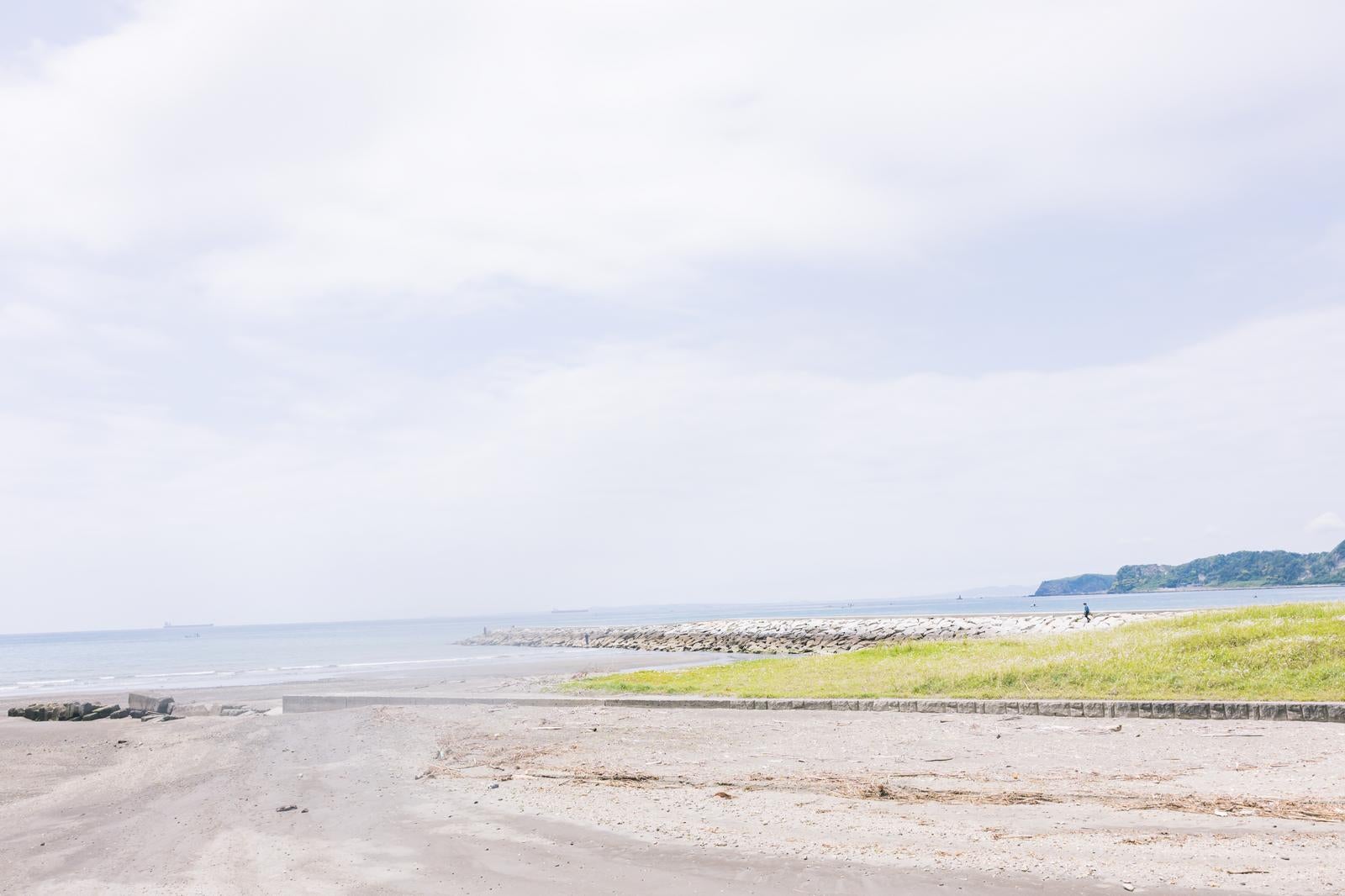 「岩井海岸（千葉県）の様子」の写真