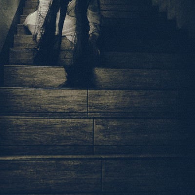決してのぼってはいけない階段の写真