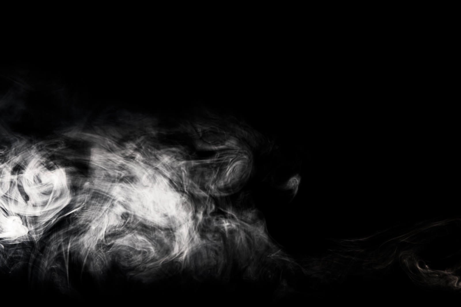 「渦巻く煙」の写真