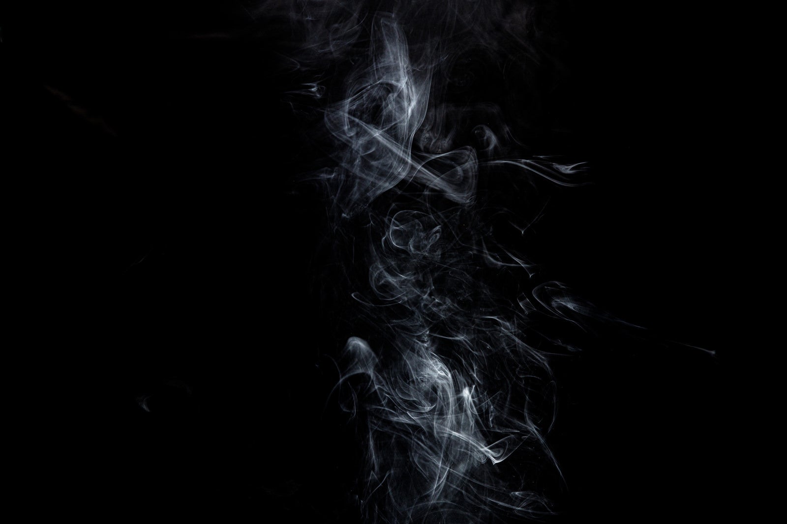 「留まる白い煙」の写真