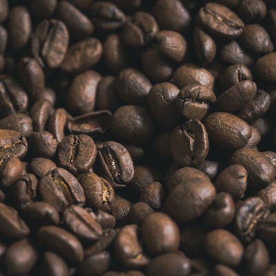 コーヒー豆のテクスチャーの写真