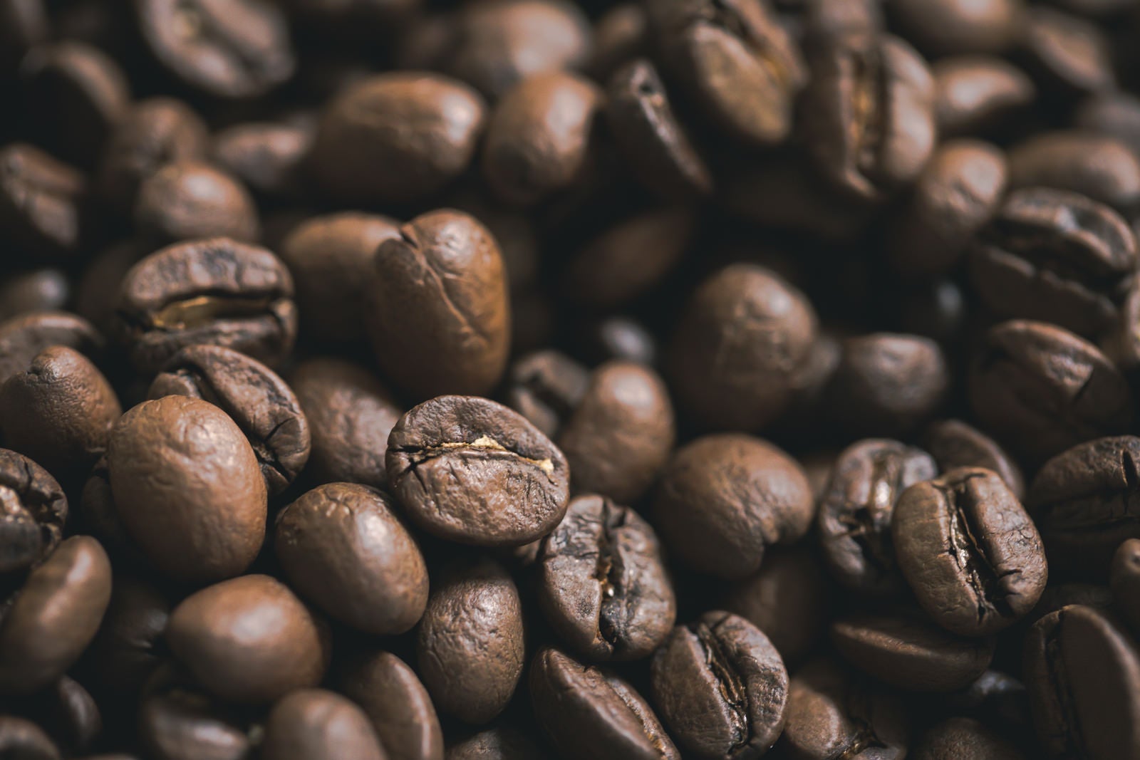 「コーヒー豆のテクスチャー」の写真