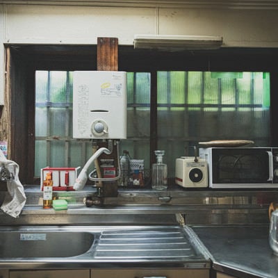 昭和を感じる台所の写真