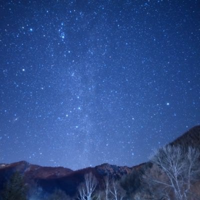 乗鞍高原の星空の写真