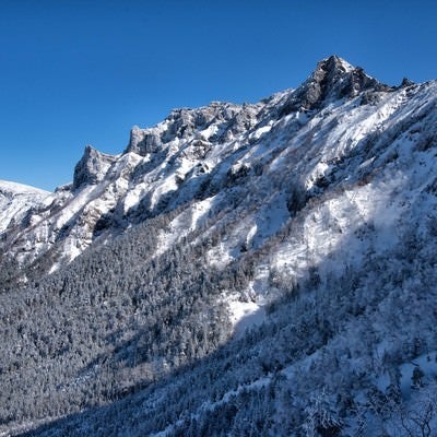 厳冬の横岳の写真