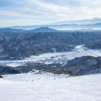 ゲレンデからの眺め（白馬五竜スキー場）の写真