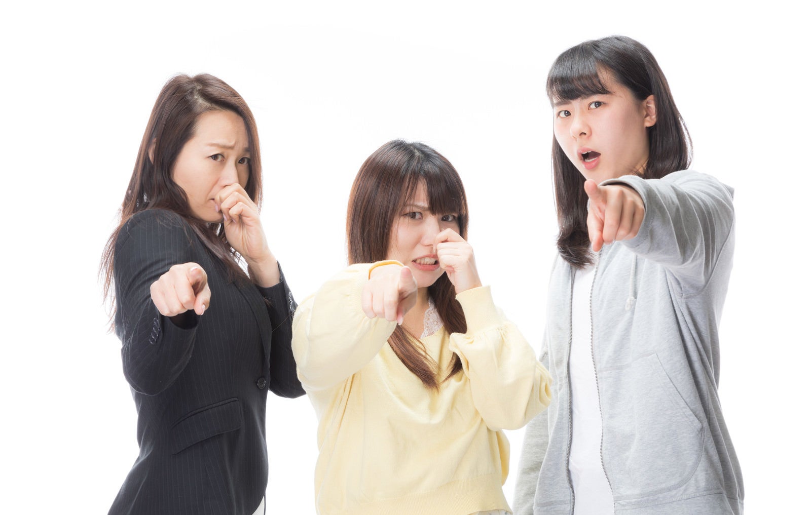 「においの原因をつきとめた女子三人臭」の写真［モデル：Lala Mizuho 土本寛子］