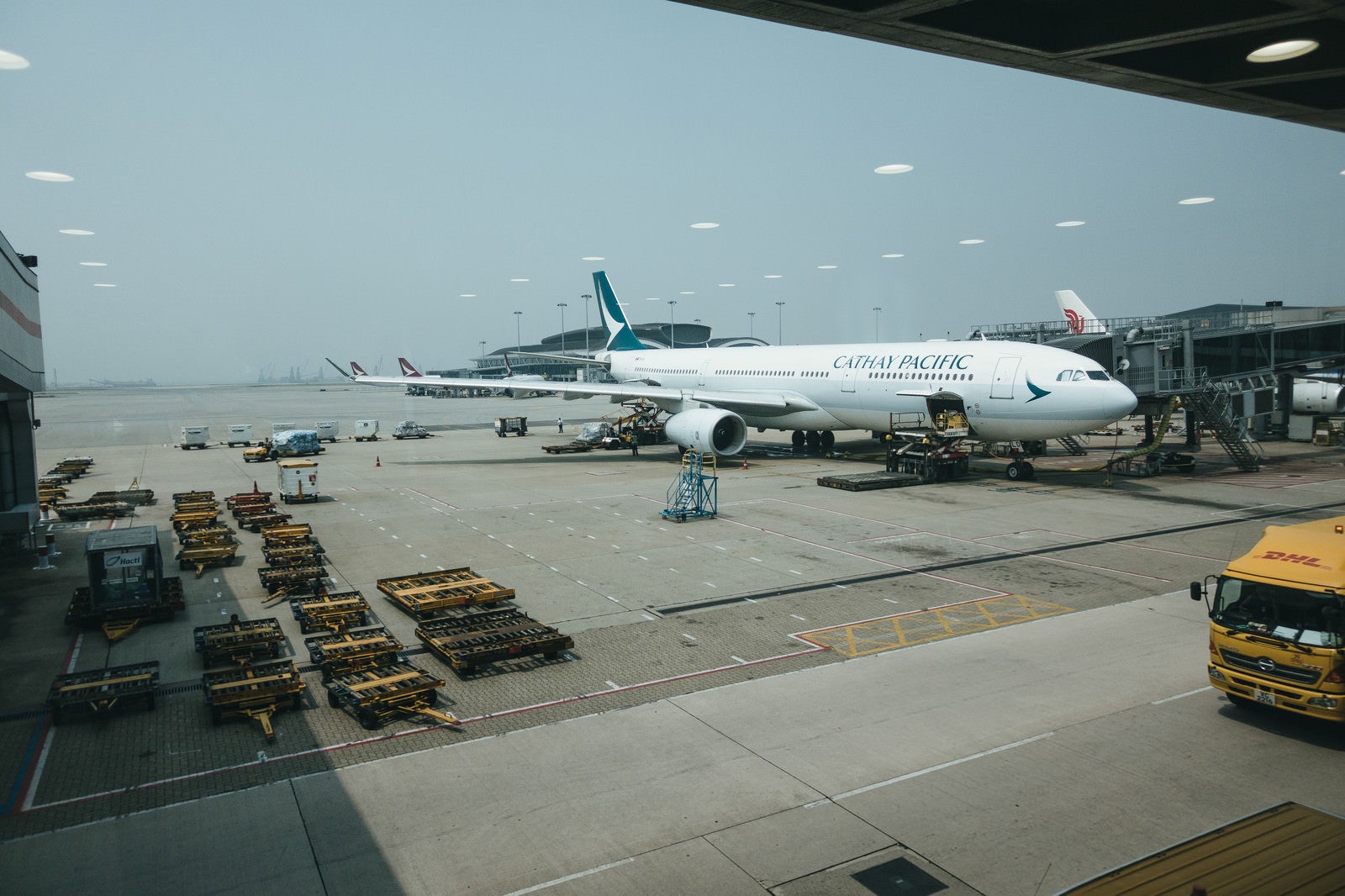 「海外の空港（香港）」の写真