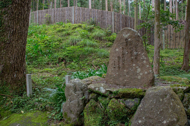 貴船神社結社の和泉式部歌碑（京都）の写真