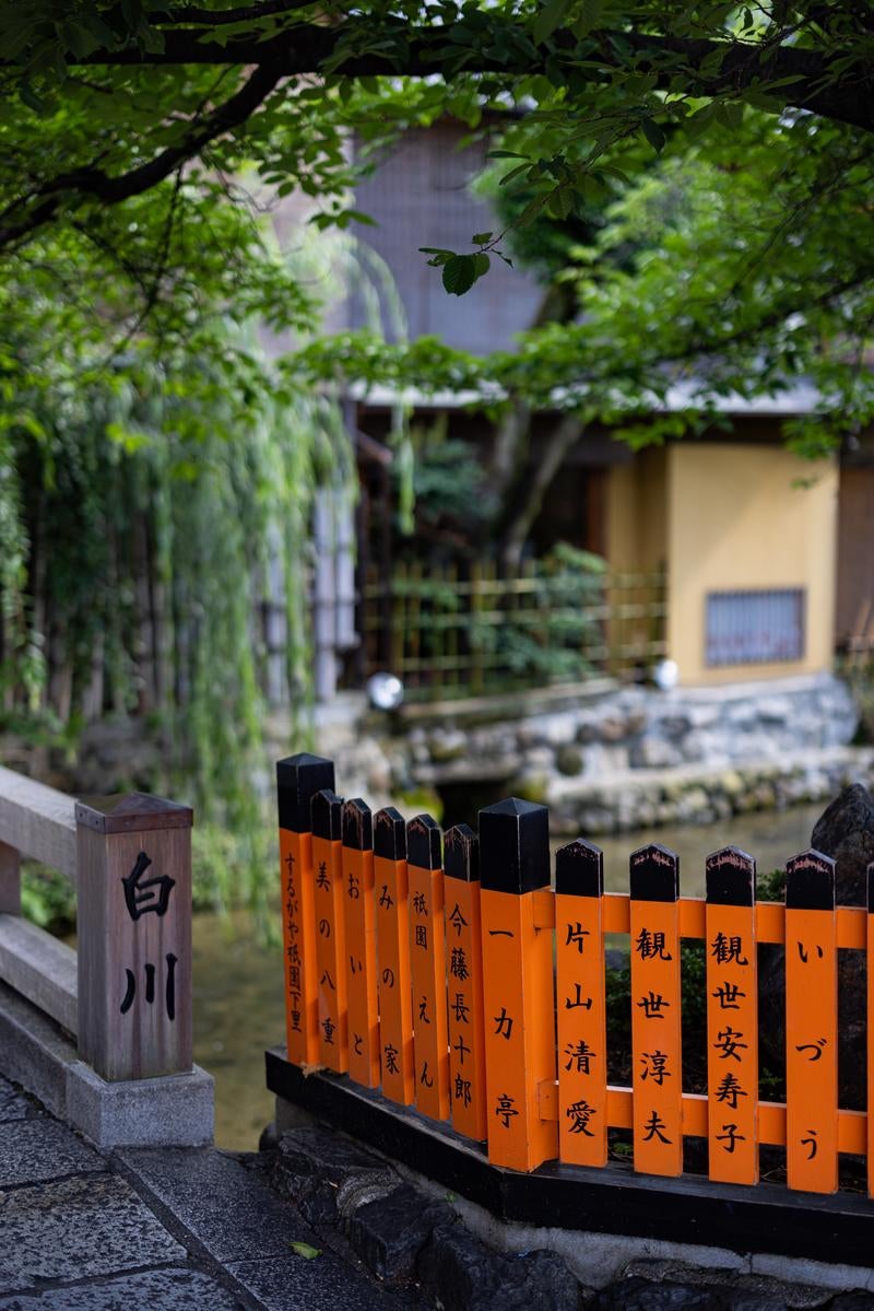 「祇園白川 初夏」の写真