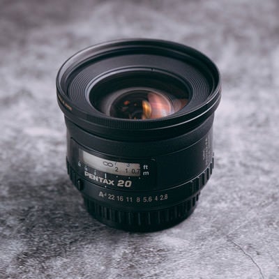Pentax-FA 20mm F2.8 のレンズの写真