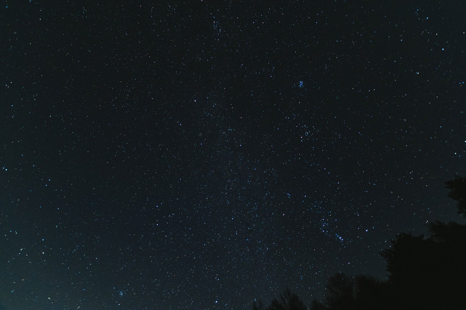 「巣栗渓谷の星空」の写真