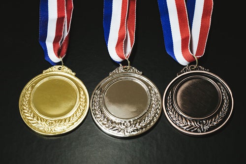 金銀銅メダルの写真