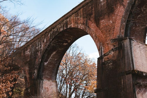 煉瓦アーチ（群馬県めがね橋）の写真