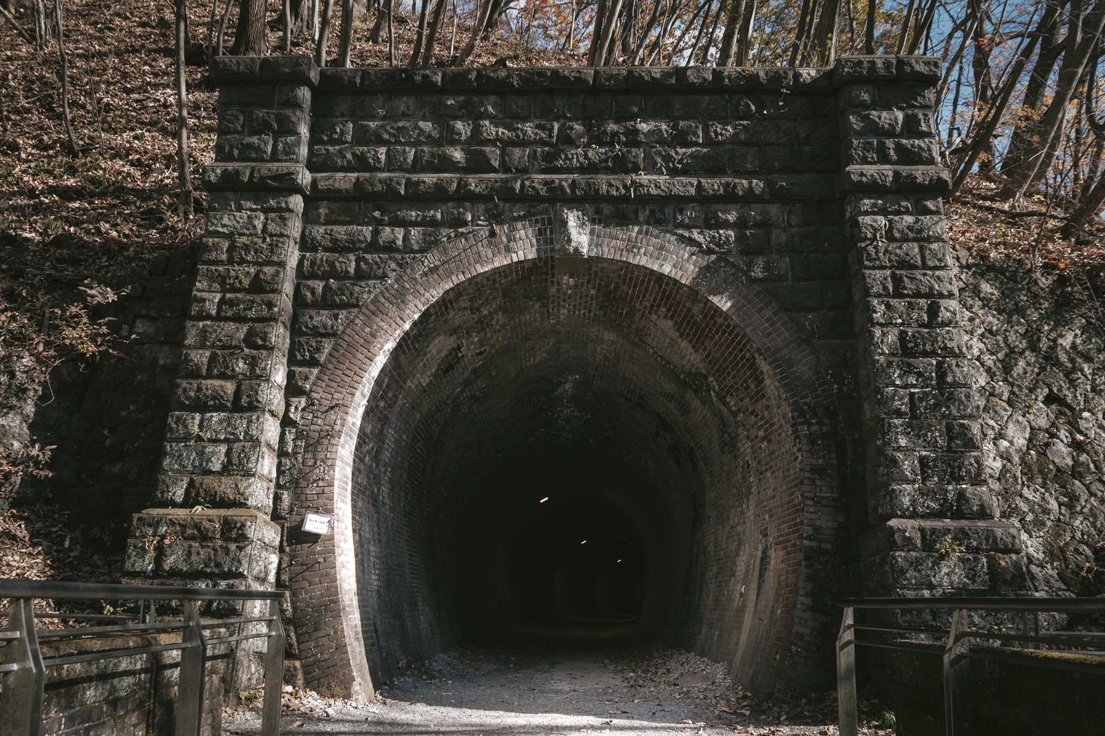 「廃線トンネル入口」の写真