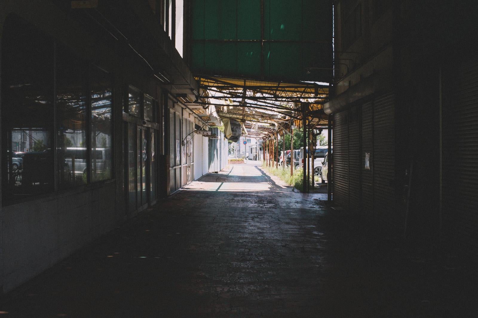 「飾磨名店街の一角」の写真