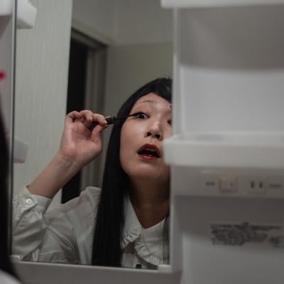 当選したから黒目描くの写真