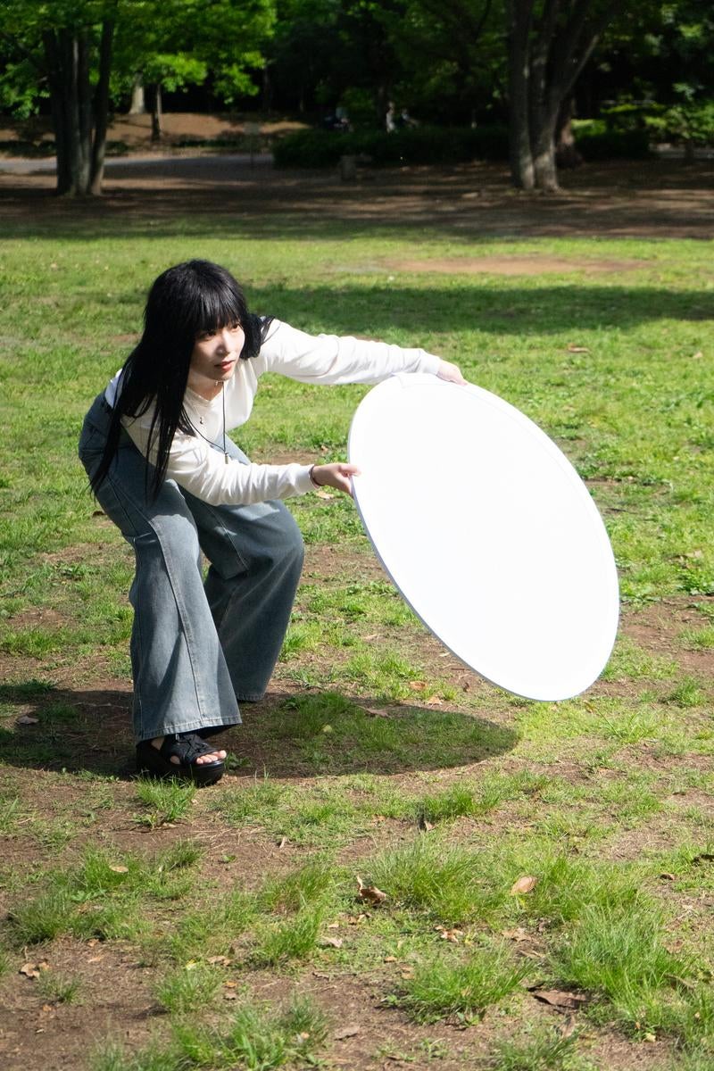 私はこれで金魚をすくうわ！の写真