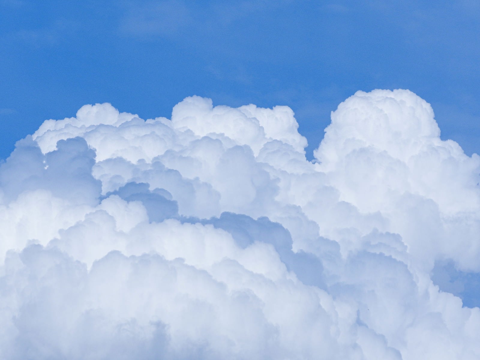 「大空に沸き立つ積乱雲」の写真