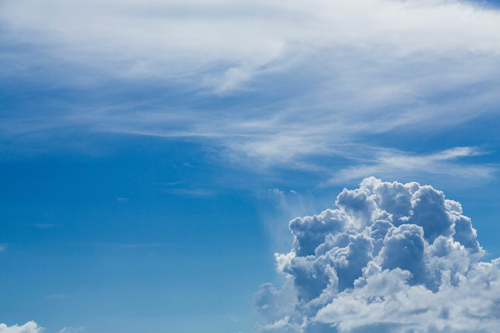 「浮気立つ積乱雲」の写真