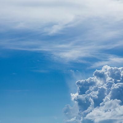 浮気立つ積乱雲の写真