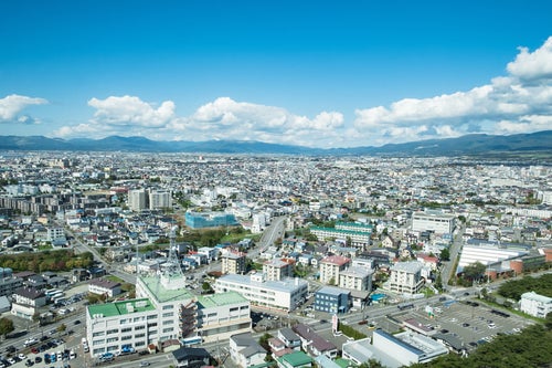 函館市街の写真