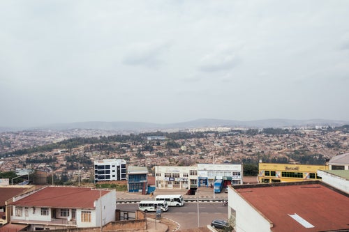 ルワンダのキガリの街並みの写真