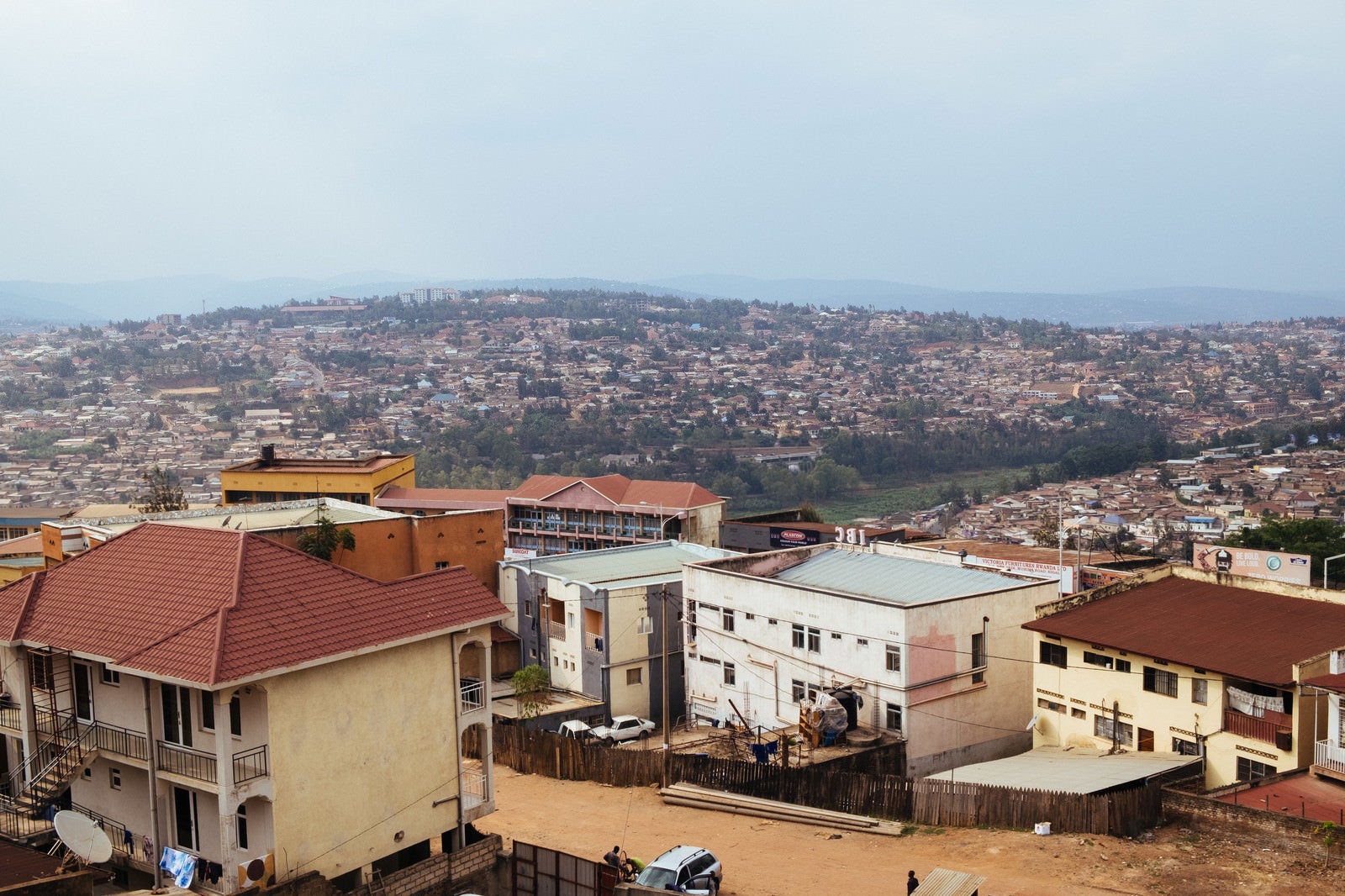 「ルワンダ（キガリ）の建物」の写真