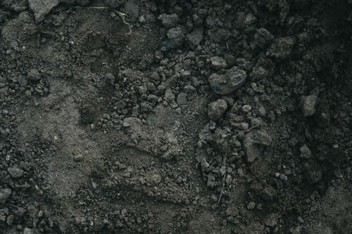 泥土（テクスチャー）の写真