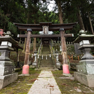 王城山神社の鳥居の写真