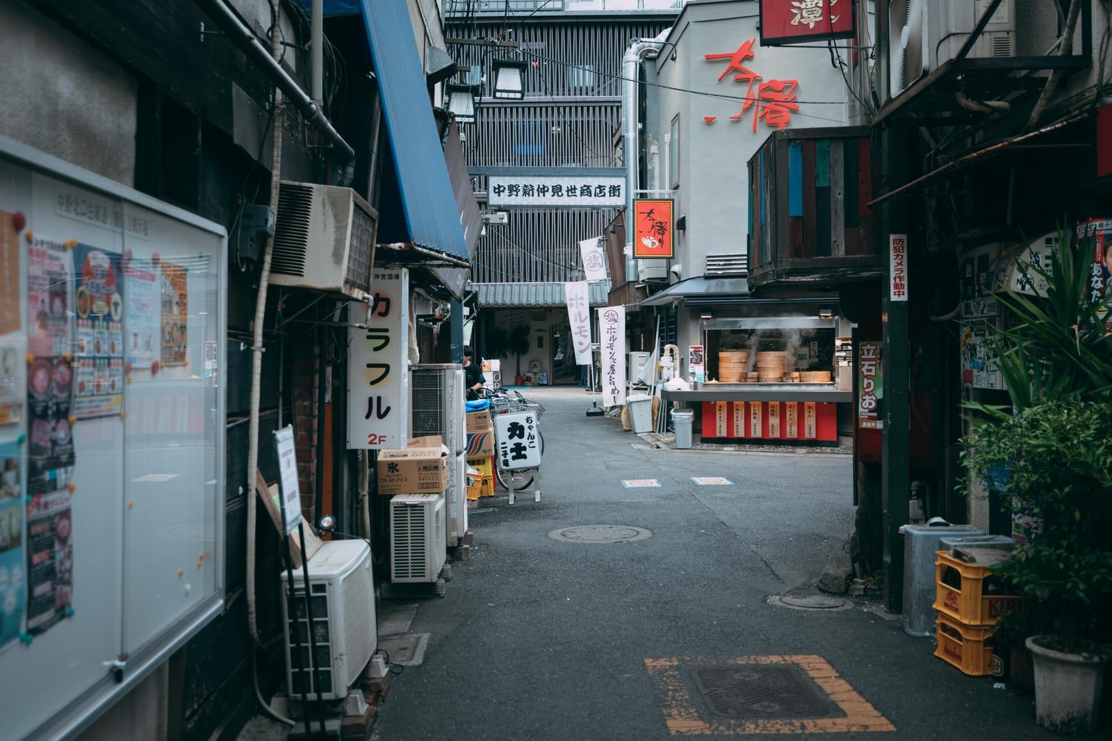 「中野新仲見世商店街前」の写真