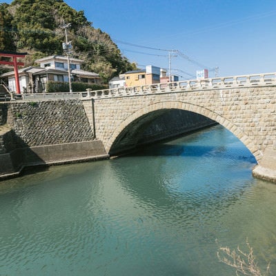 日本三大運河にかかる堀川橋の写真