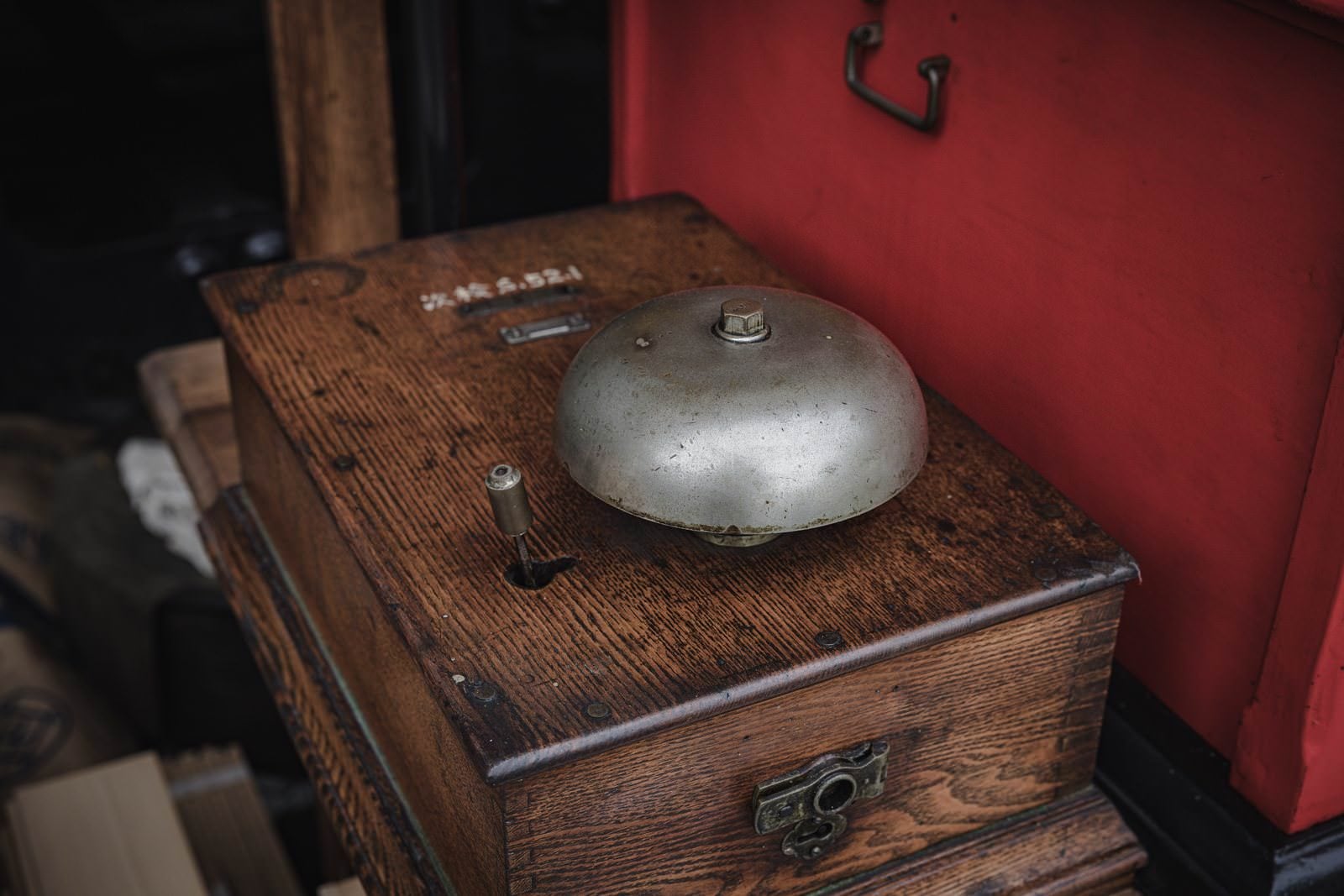 「蒸気機関車のベル」の写真